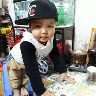 Mũ Hiphop bé trai