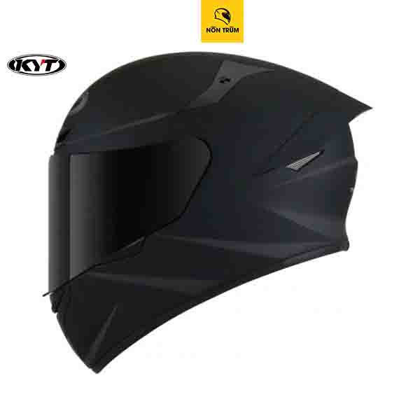Nón bảo hiểm fullface KYT TT Course size M L XL chính hãng Đen nhám