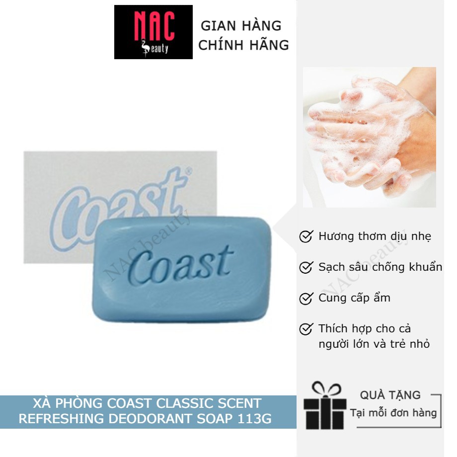 Xà bông cục coast Mỹ 113g/ Xà phòng coast Mỹ