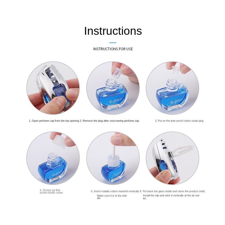 Kẹp Khuếch Tán Nước Hoa Cho Xe Hơi Chất Lượng Cao