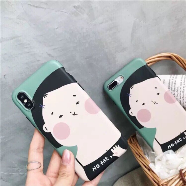 Ốp lưng nhám cô gái No fat