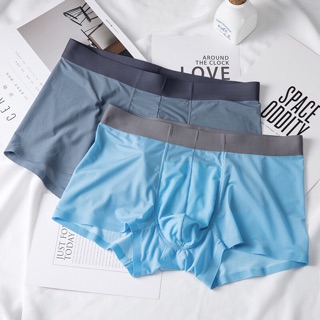 Quần Lót Nam Boxer Lụa Lạnh Cao Cấp Siêu Mỏng