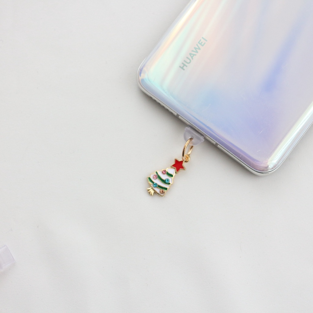 Ốp Điện Thoại Chống Bụi Hình Cây Thông Giáng Sinh Cho Huawei