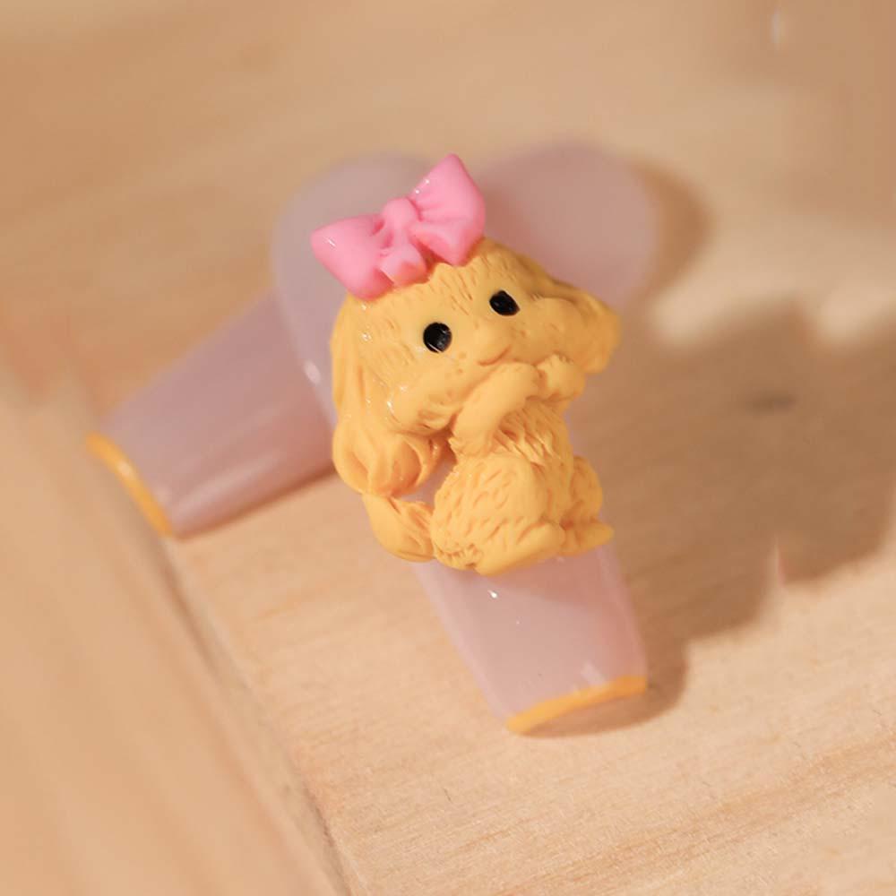 Phụ Kiện Trang Trí Móng Tay 3D DIY Hình Gấu / Thỏ Dễ Thương