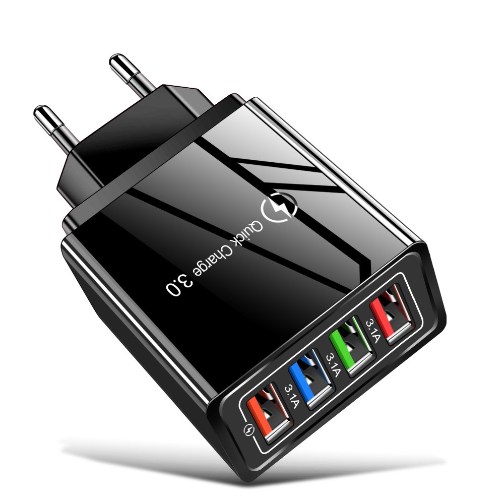 Cốc Sạc Nhanh USB 3.0 Phích Cắm EU / US Cho Điện Thoại / Máy Tính Bảng Android Type c