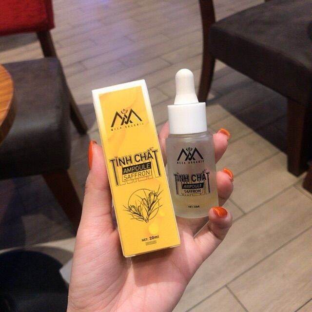 Tinh chất dưỡng da dna Cá Hồi Ampoule Saffron - MeeA Organic