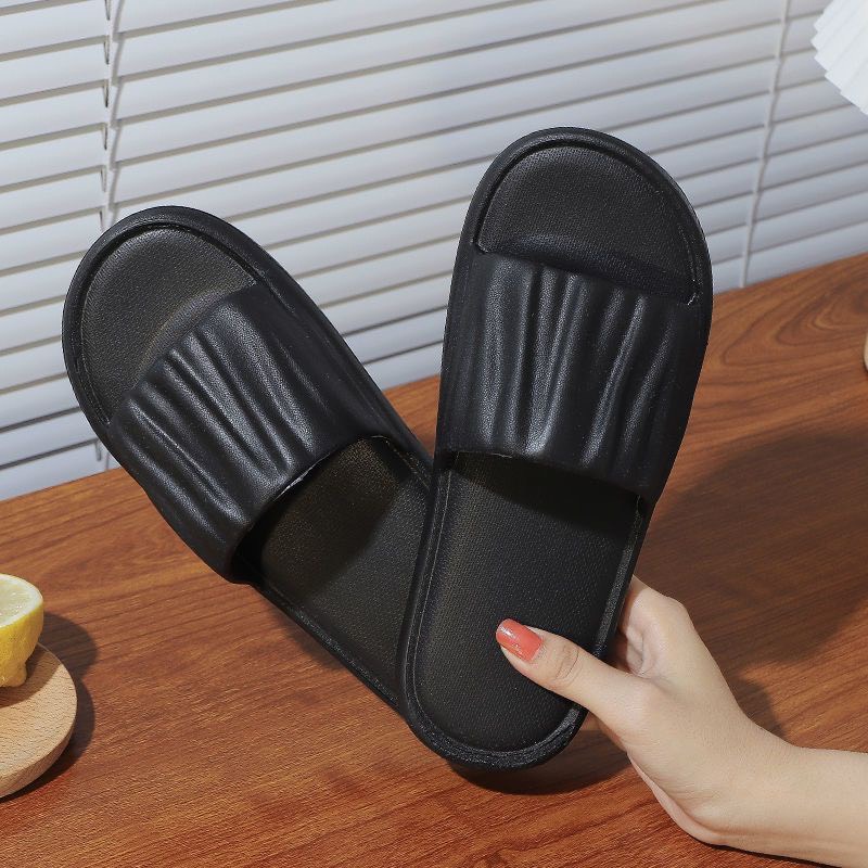 Dép bánh mì, dép đúc quai Nhún siêu mềm siêu nhẹ chống trơn trượt chống thấm nước