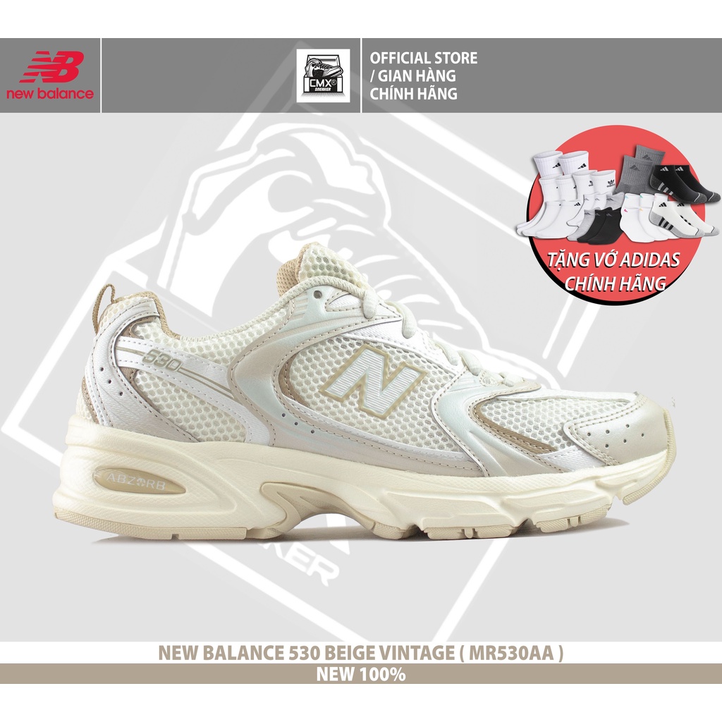 😘  Giày New Balance 530 VINTAGE BEIGE  - AUTHENTIC 100%