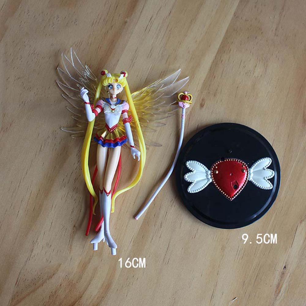 Mô Hình Nhân Vật Anime Thủy Thủ Mặt Trăng Bằng PVC Để Bàn Trang Trí