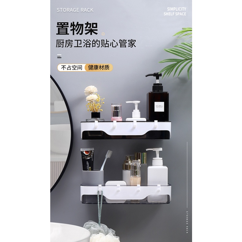 Giá treo tường kép để đựng đồ dùng tiện lợi bền nhiều màu tùy chọn