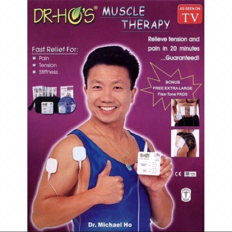 Cặp miếng dán nhỏ kèm đế dán máy massage Dr Ho’s