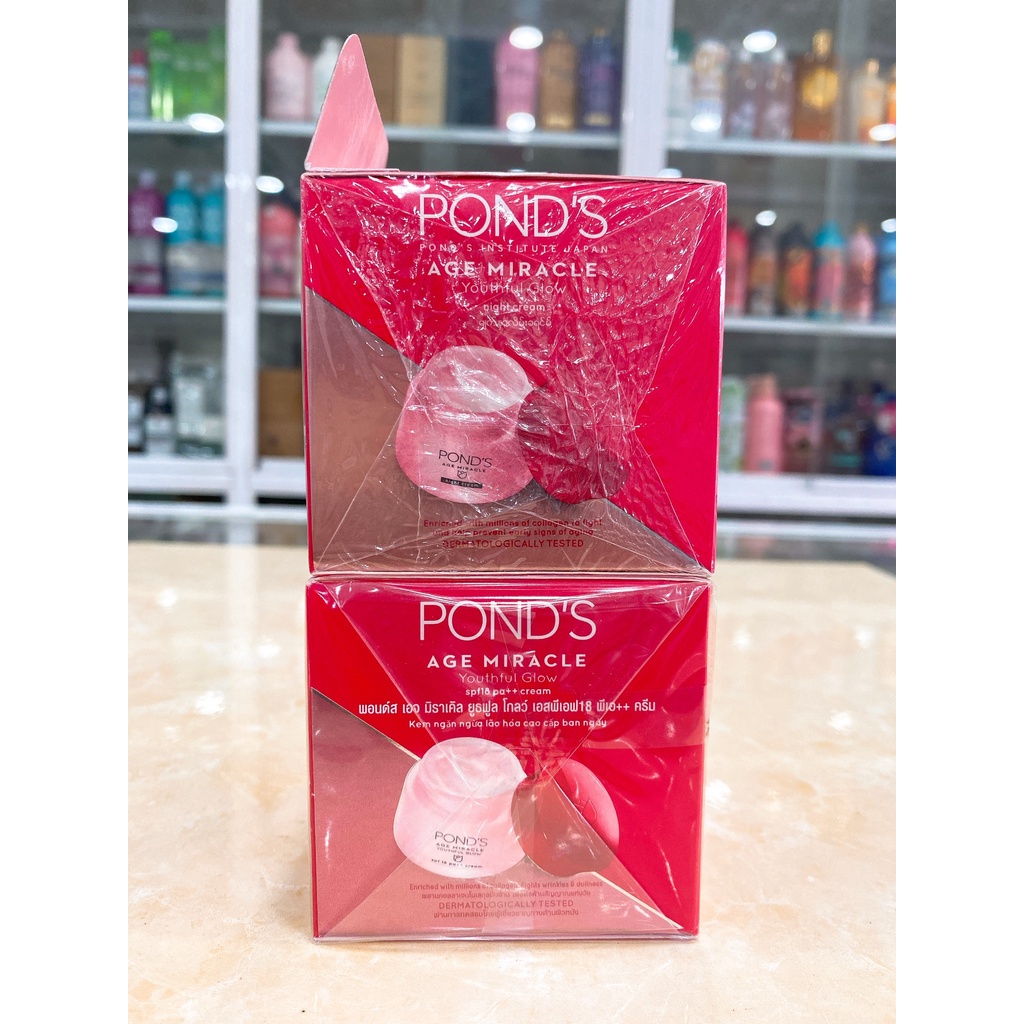 (50g) Kem ngăn ngừa lão hóa POND'S Age Miracle ban ngày và ban đêm chính hãng công ty