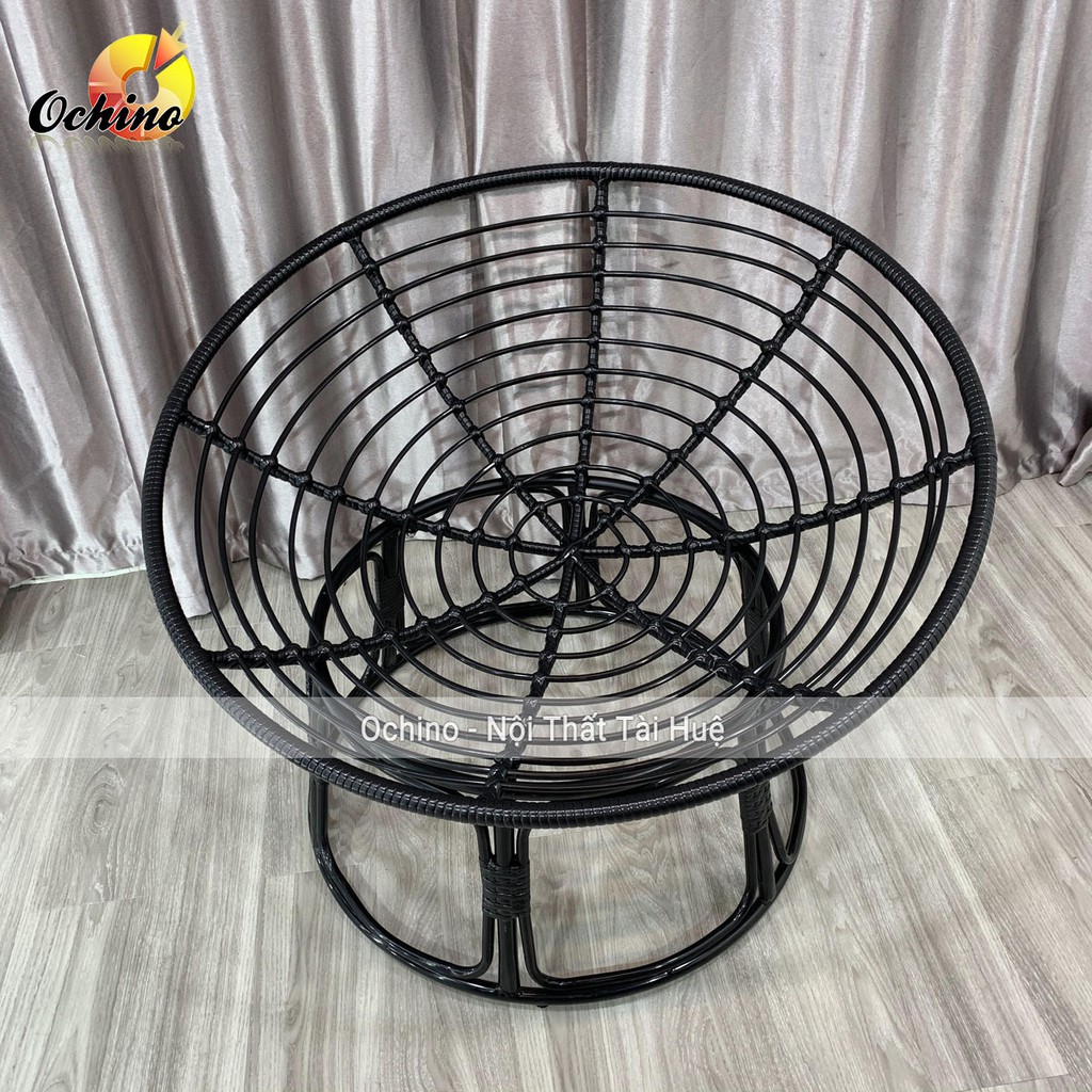 Ghế Papasan, Ghế nệm tròn thư giãn Papasan phòng khách/phòng ngủ phong cách vintage (hàng có sẵn được chọn màu nệm)