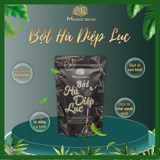 Bột hà diệp lục MAGIC SKIN tẩy tế bào chết trắng da an toàn hiệu quả