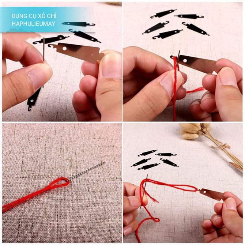 Dụng cụ xỏ chỉ bằng kim loại