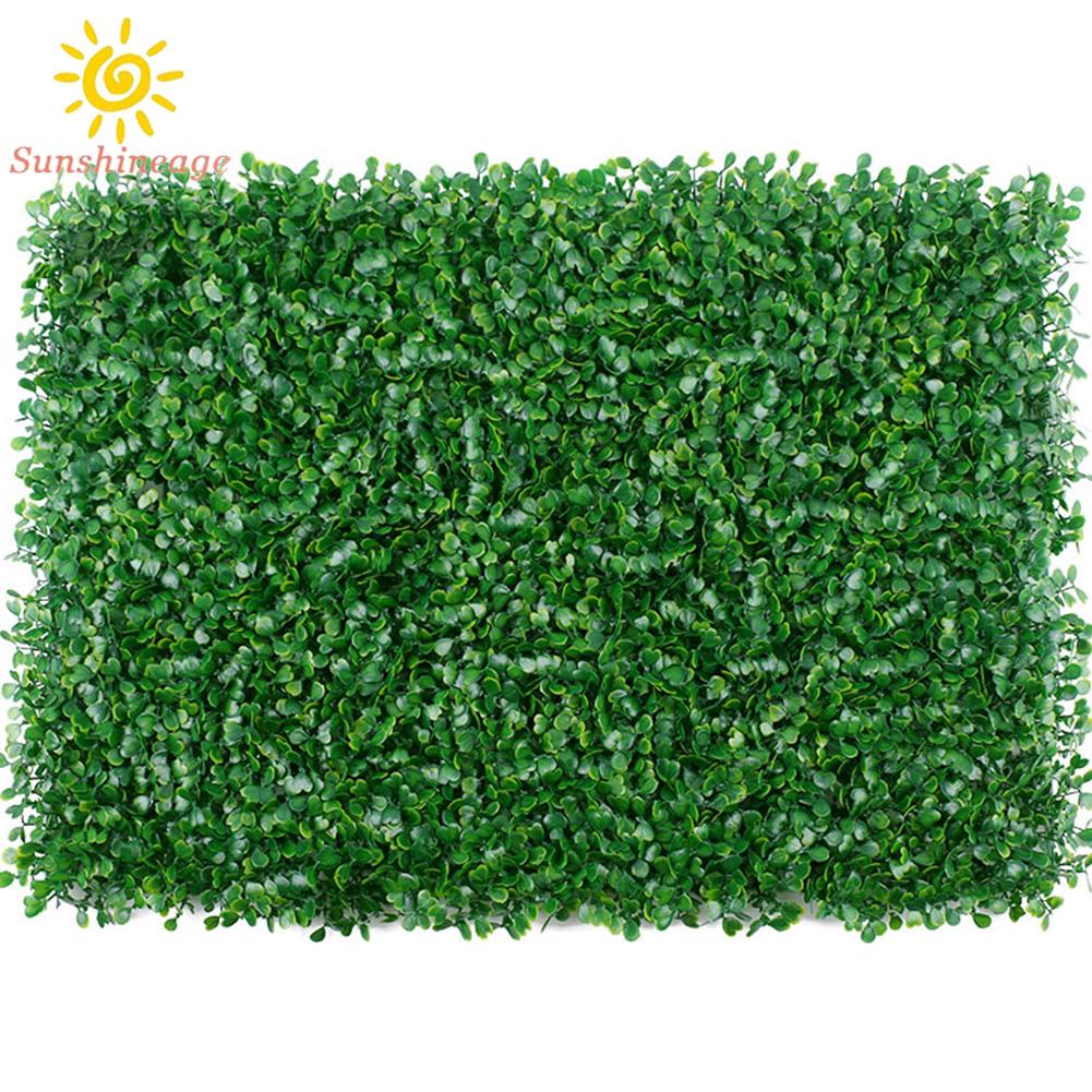 Simulated Lawn 40x60cm Artificial Plant Wall Grass Mat Greenery Panel Fence