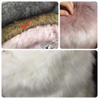 Vải lông dài thời trang