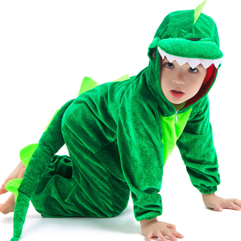 Trang phục áo liền quần hóa trang cá sấu khủng long thời trang unisex lạ mắt cho tiệc Halloween