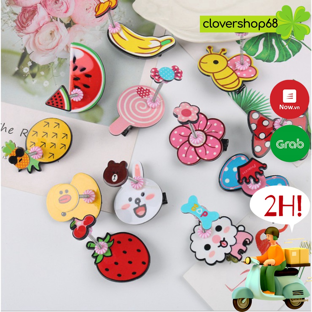 Kẹp tóc trái cây loại đẹp   Clovershop68