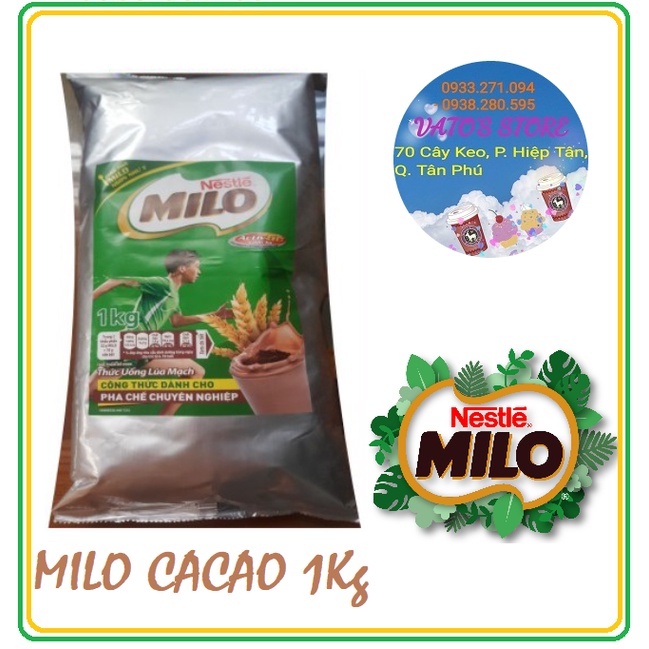 Bột Milo 1kg / Bột lúa mạch milo cacao nguyên chất 1kg