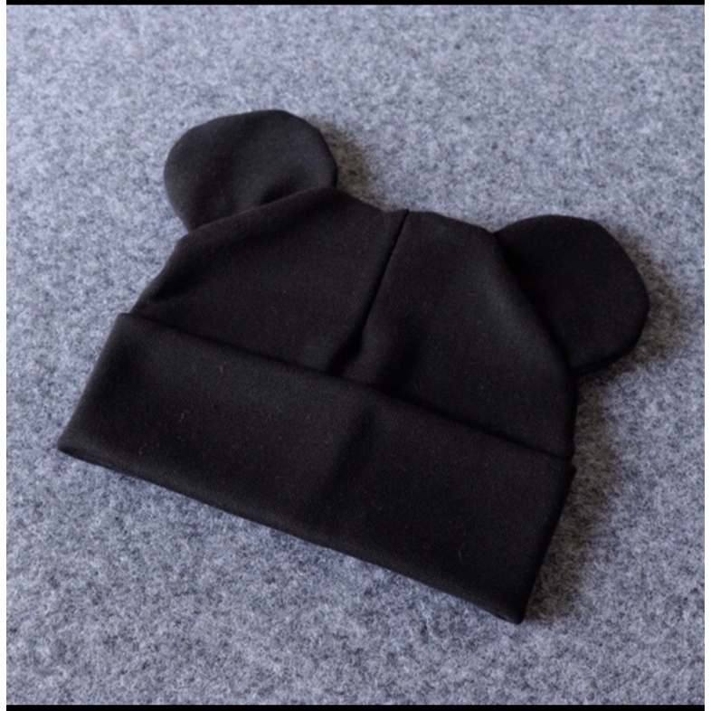 MŨ COTTON TAI GẤU PHONG CÁCH HÀN QUỐC