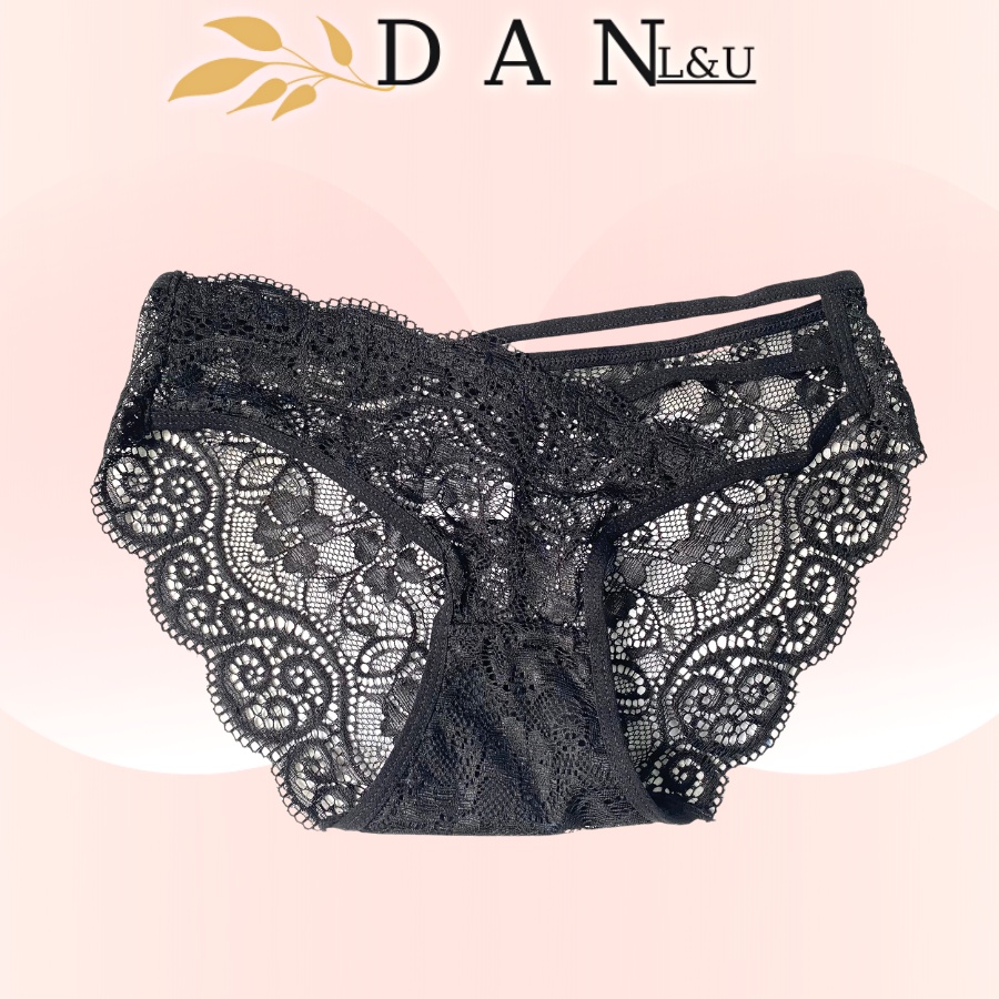 Quần Lót Ren Siêu Mềm Mịn Dây Chéo Sexy Quyến Rũ DAN L&amp;U 602