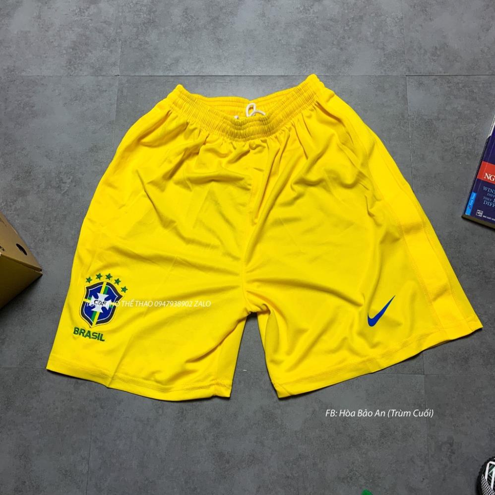 Áo bóng đá đội tuyển Brazil sân nhà 2022-2023 Màu Vàng- Vải Gai Thái Chuẩn Áo Thi Đấu