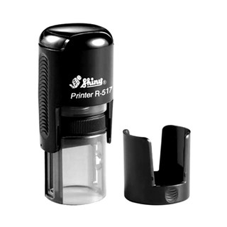 Dấu Shiny Tròn R-517D Đóng lên mọi chất liệu, Chưa Mực - Khắc Ký Hiệu, Logo, Tiêu Đề Có Ngày Tháng Năm