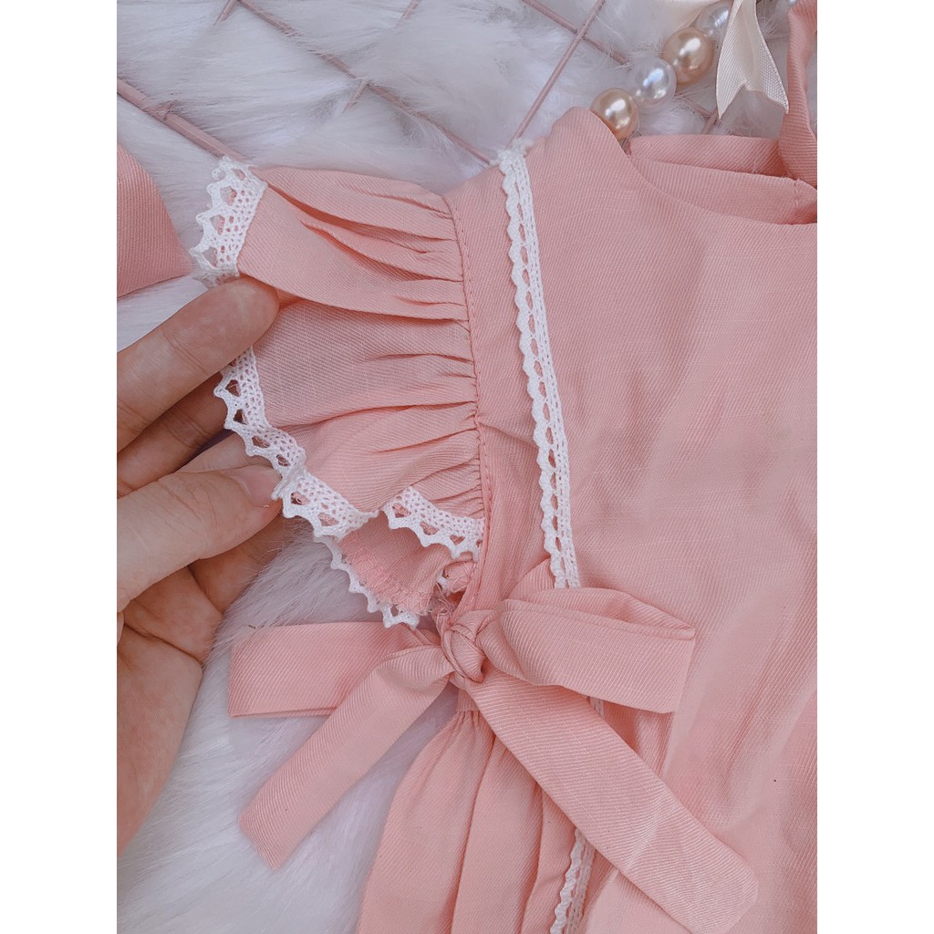 Bodysuit for baby girls - Body bé gái dễ thương [KÈM Mũ+ FREESHIP]-Su Shop