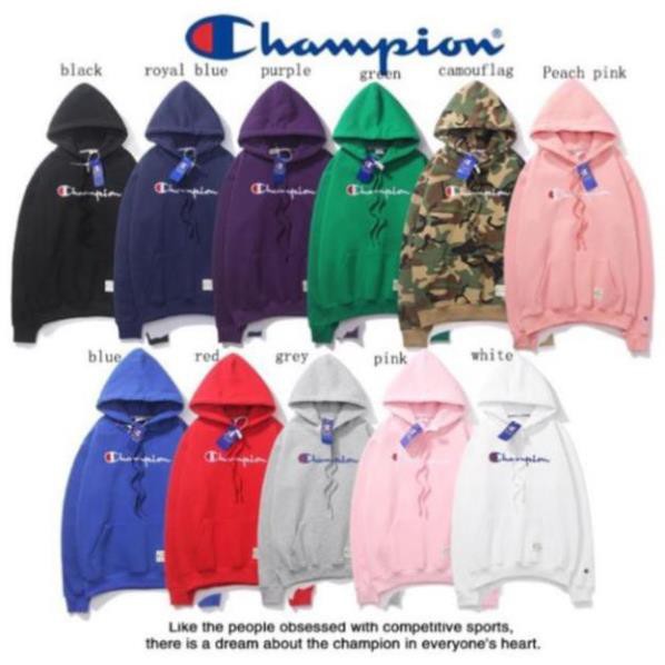 [Đón Tết] -Áo Hoodie Champion, Áo Champion Full Tag Túi Như Real 4.0 >