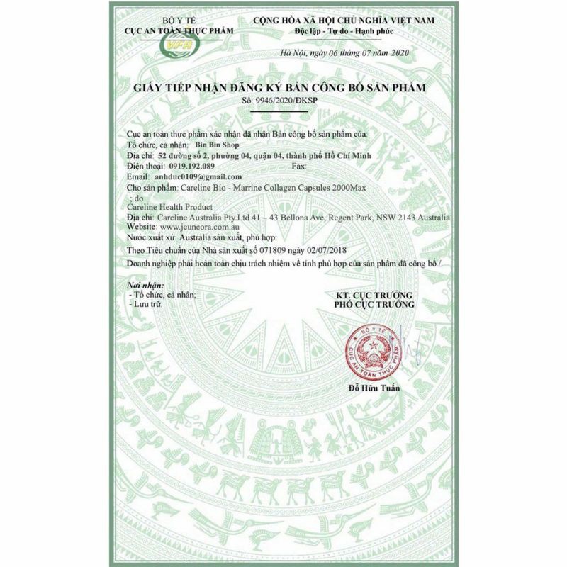 [Chuẩn air] Viên uống làm đẹp da Bio Marine Collagen Careline 2000max 100 viên | BigBuy360 - bigbuy360.vn