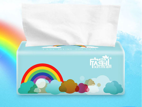 Thùng 30 gói giấy ăn cầu vồng siêu dai