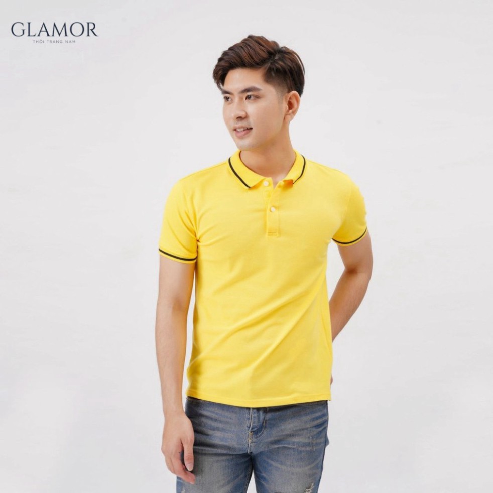 áo phông nam form rộng Áo polo nam đẹp cổ viền cotton thấm hút mồ hôi - HCH - HCH