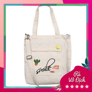 [HÀNG NEW] 💛 Túi Xách Vải Bố 💛 Dáng Tote in Chữ Nhiều Màu Cho Nữ