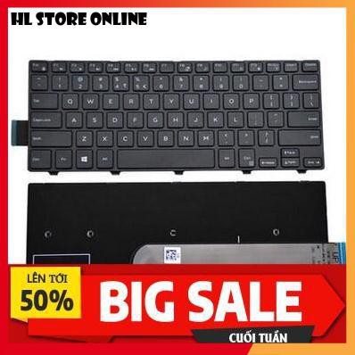 ⚡ Bàn Phím Keyboard Dell Inspiron 14-3000 Series 3441 3442 3443 3451 3458 Latitude 3470 3450 3460 3470, Vostro 3445 3449