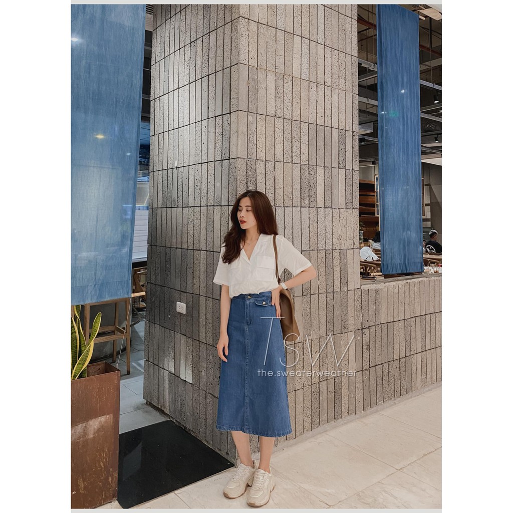 Áo sơ mi cộc tay cổ pijama voan 2 túi (Ảnh thật) | BigBuy360 - bigbuy360.vn