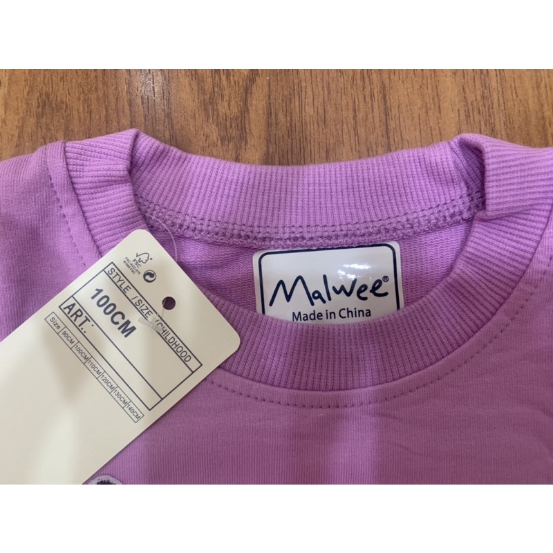 Áo nỉ da cá bé gái Malwee