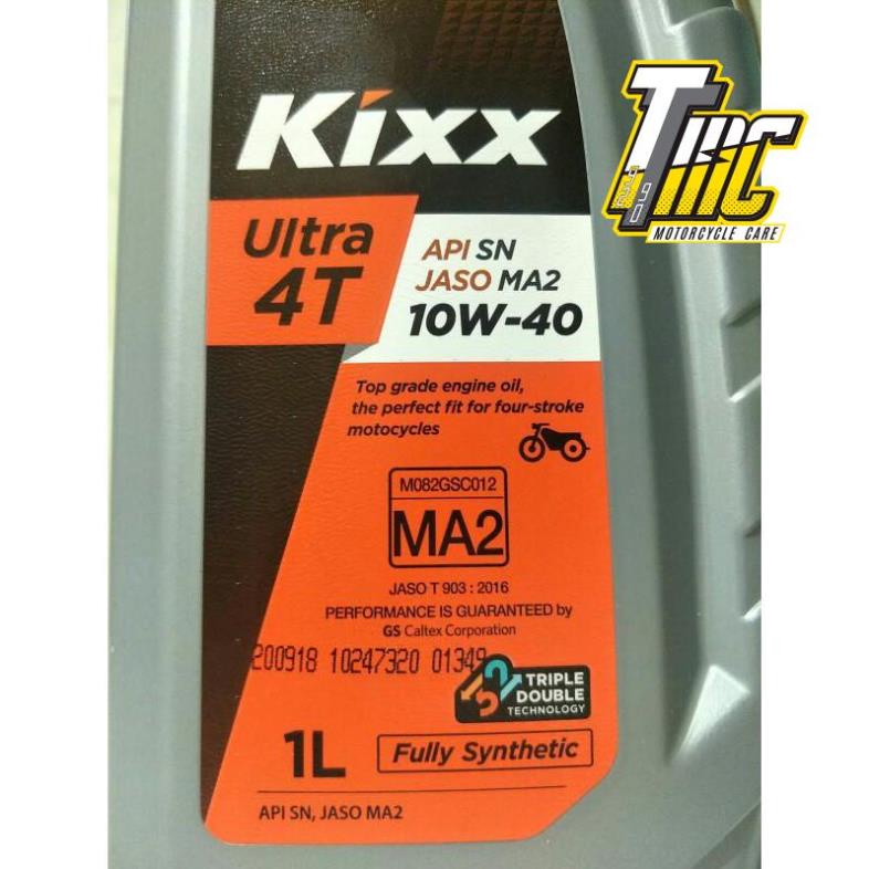 Nhớt Tổng Hợp Kixx Ultra 4T 10W40 1L Nhập Khẩu Hàn Quốc Dùng Cho Xe Số