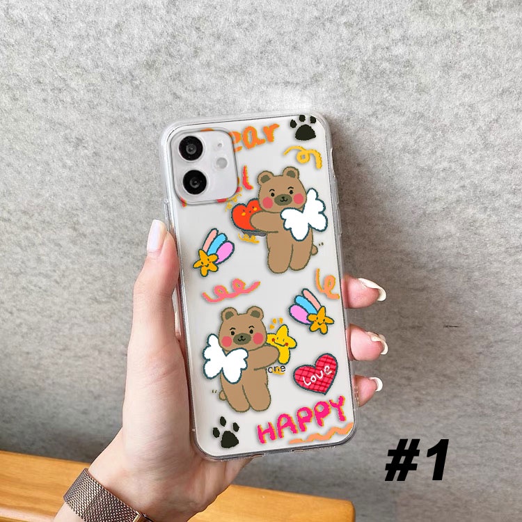 Meizu M3S M3 M5 M6 Note M5C M5S M6S M6T Casing Soft Phone Case Cover  Cookie Bear-2 Series