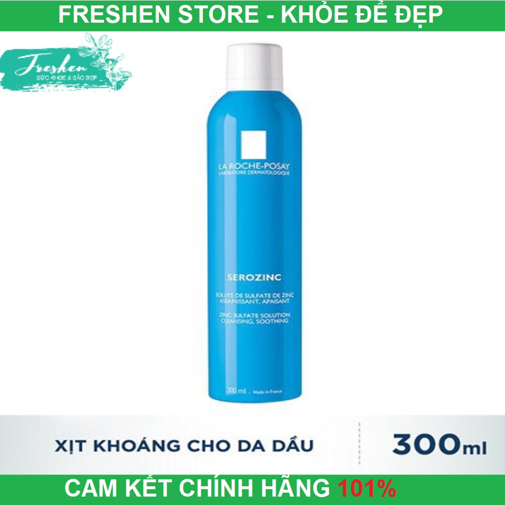 ✅ (CHÍNH HÃNG) Nước khoáng giúp làm sạch &amp; làm dịu da La Roche-Posay Serozinc 300ml