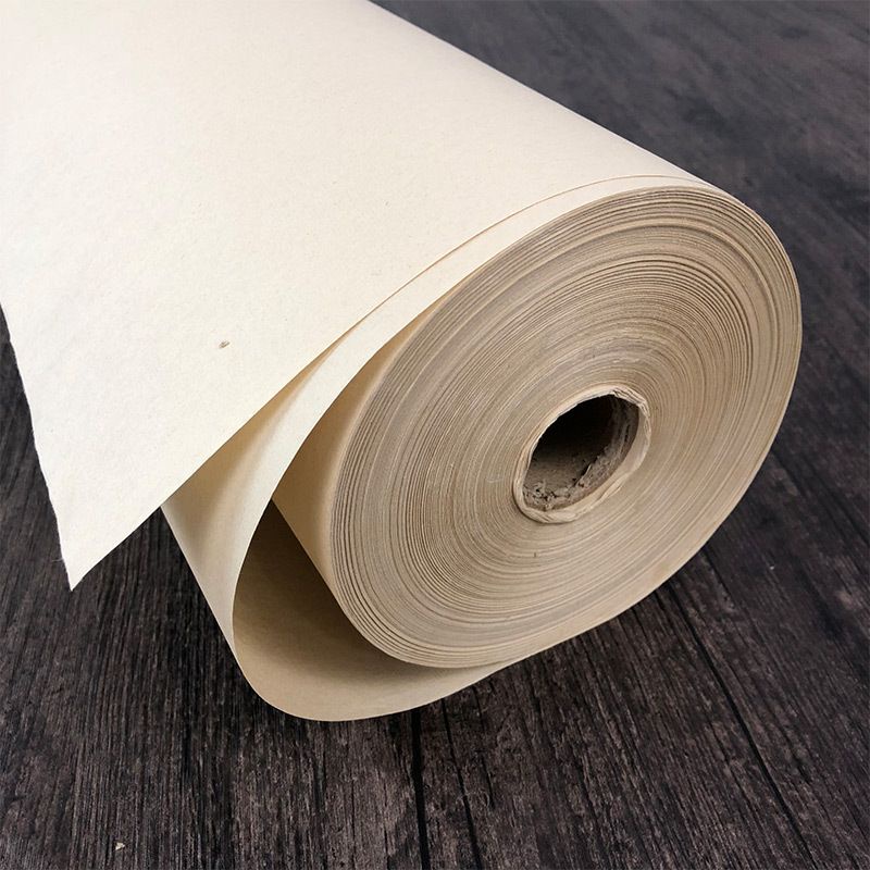 Cuộn giấy xuyến màu cổ, màu trắng 50cm x100m