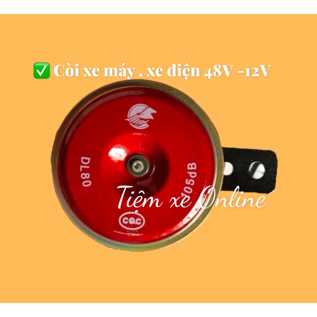 Còi xe 48V và còi 12V