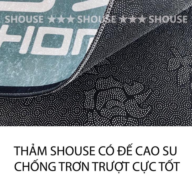 Thảm Lau Chân Chùi Chân nhà bếp đế lót đế cao su chống trơn trượt hình thú 3d trải sàn hút nước cao cấp giá rẻ