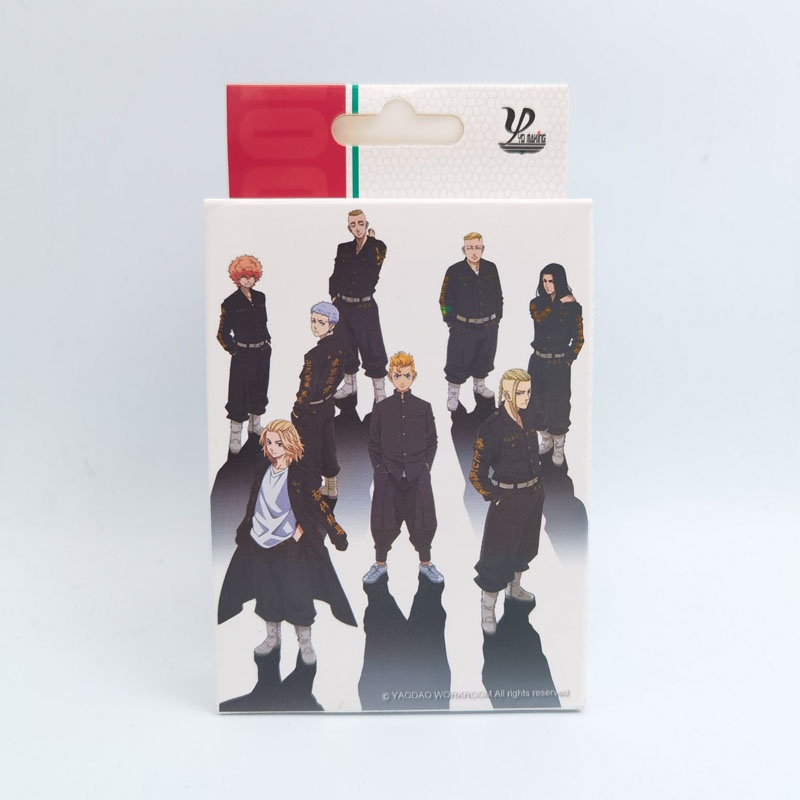 Bộ bài tây poker Tokyo Revengers tú lơ khơ 52 lá hộp ảnh anime chibi