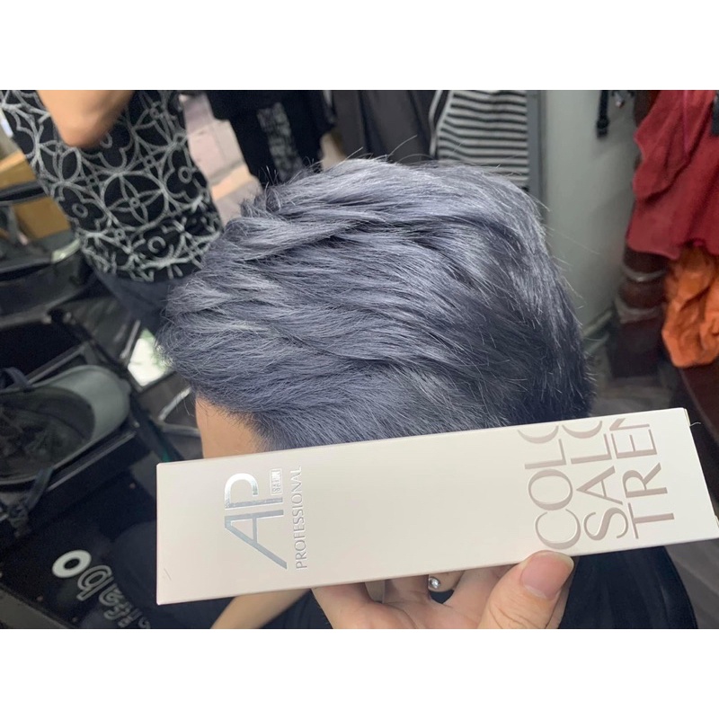 Màu Nhuộm AP Nâu Xám Khói Trì 6.11 Intensde Dark Blonde Ash Hair Dye Cream