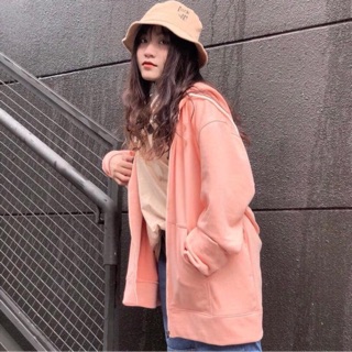 HOODIE ZIP KÉO - MÀU HỒNG XINH XẮN NHẤT HỆ MẶT TRỜI - ÁO KHOÁC DÂY KÉO
