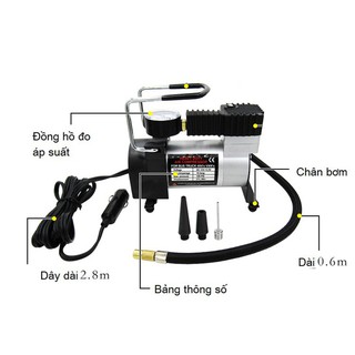 Bơm lốp oto xe hơi 12v