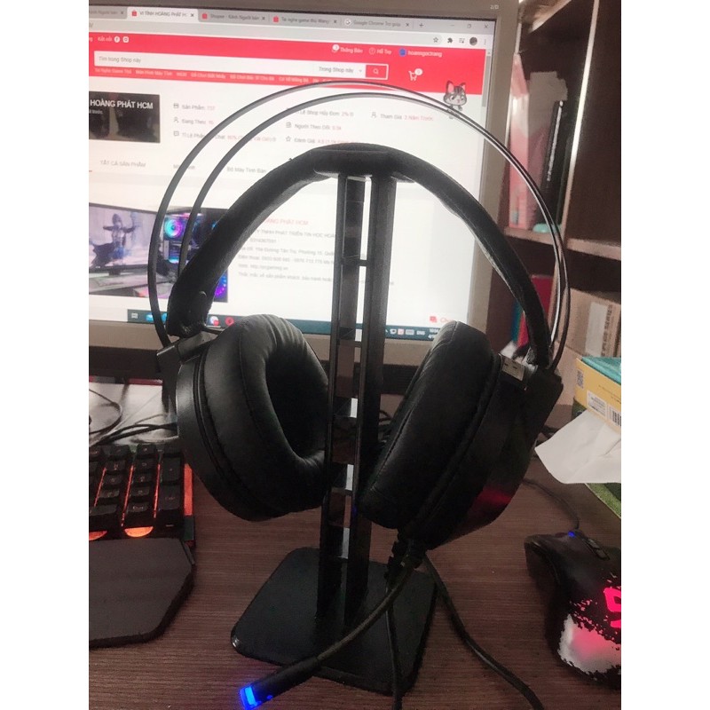 Giá đỡ tai nghe bao đẹp giá rẻ new 100% Headphone Stand - Giá treo tai nghe - giá đỡ tai nghe thân nhôm