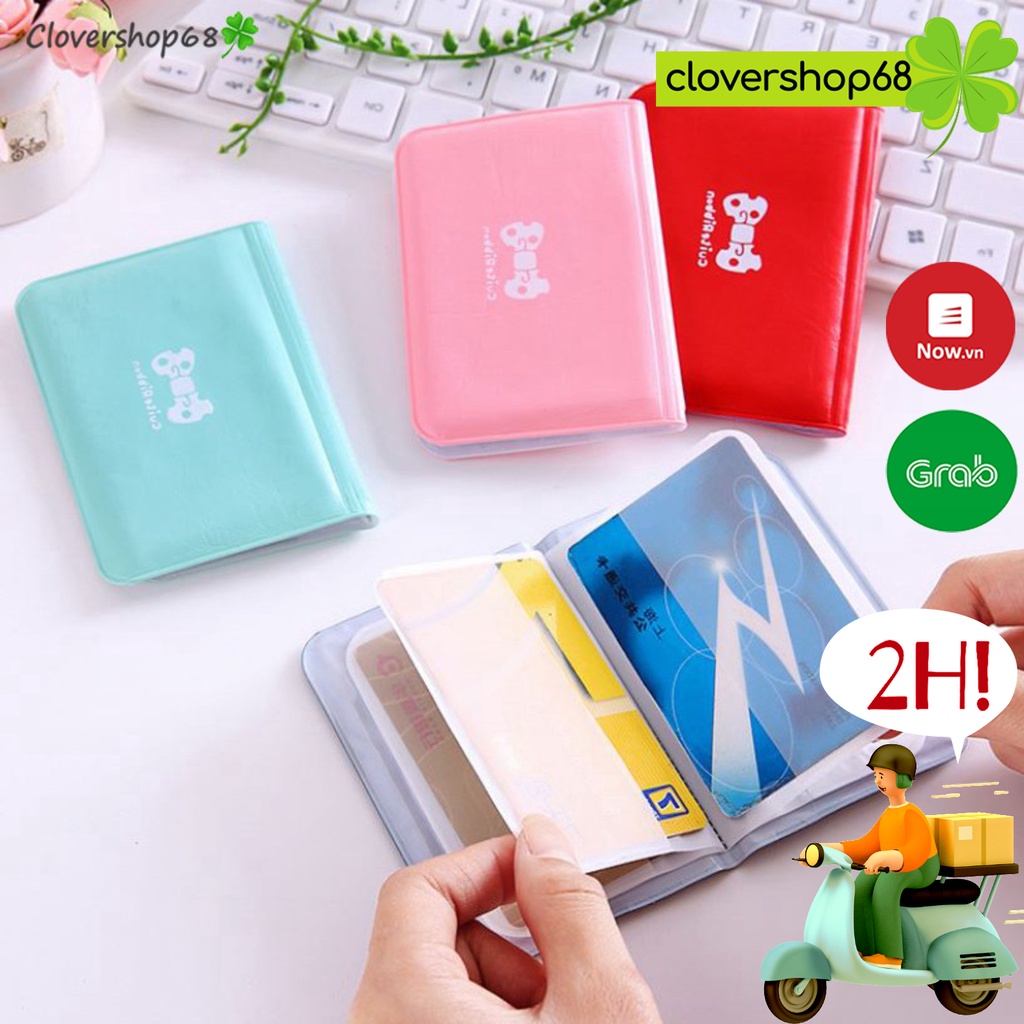 Ví đựng thẻ dễ thương hình nơ   Clovershop68