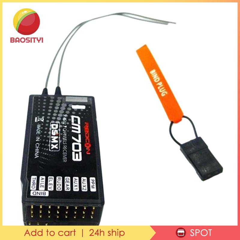 Thiết Bị Nhận Tín Hiệu 7CH DSM2 / DSMX Cho JR DSM-2 / DSM-X DX6I DX18 DX9 DEVO10